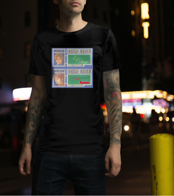 Leon Claire Item File Condition Fine Danger T-Shirt