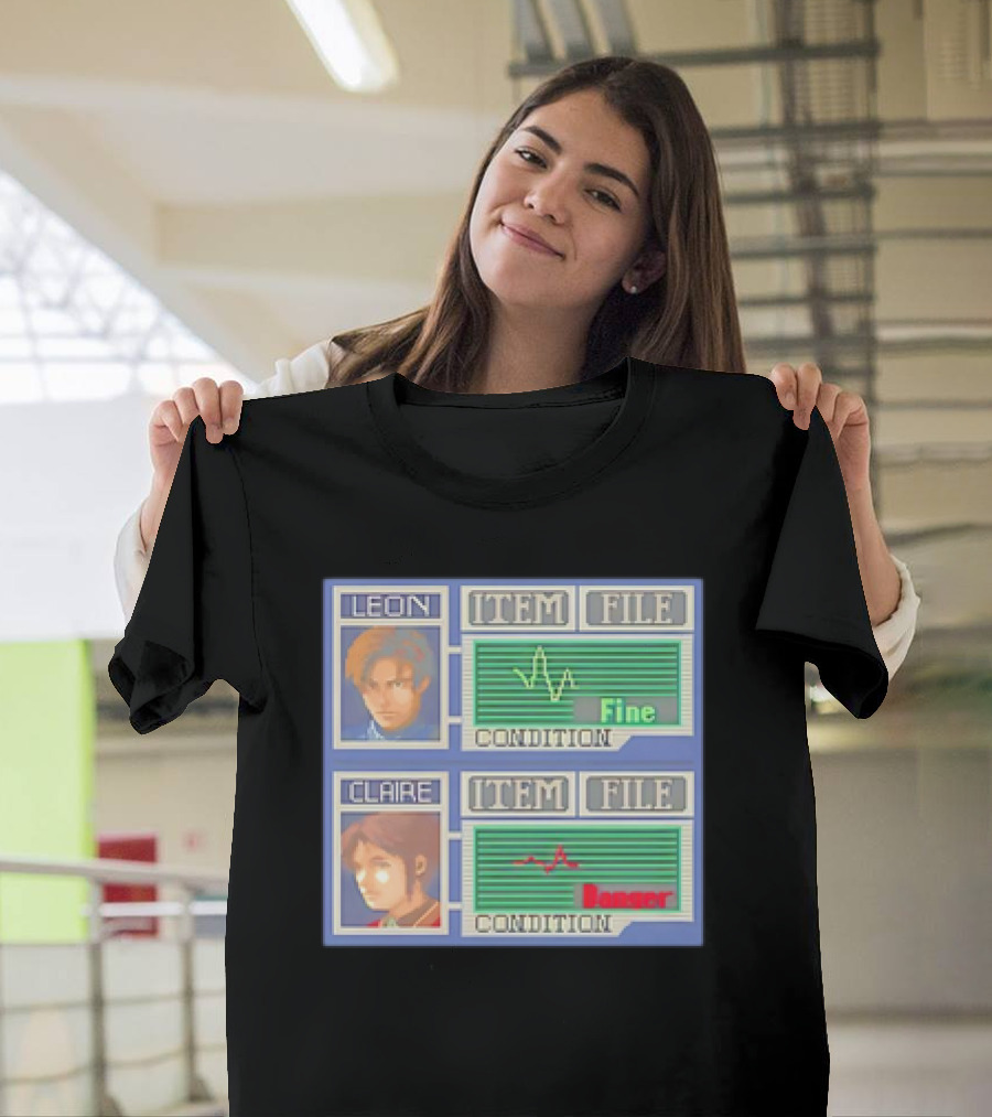 Leon Claire Item File Condition Fine Danger T-Shirt