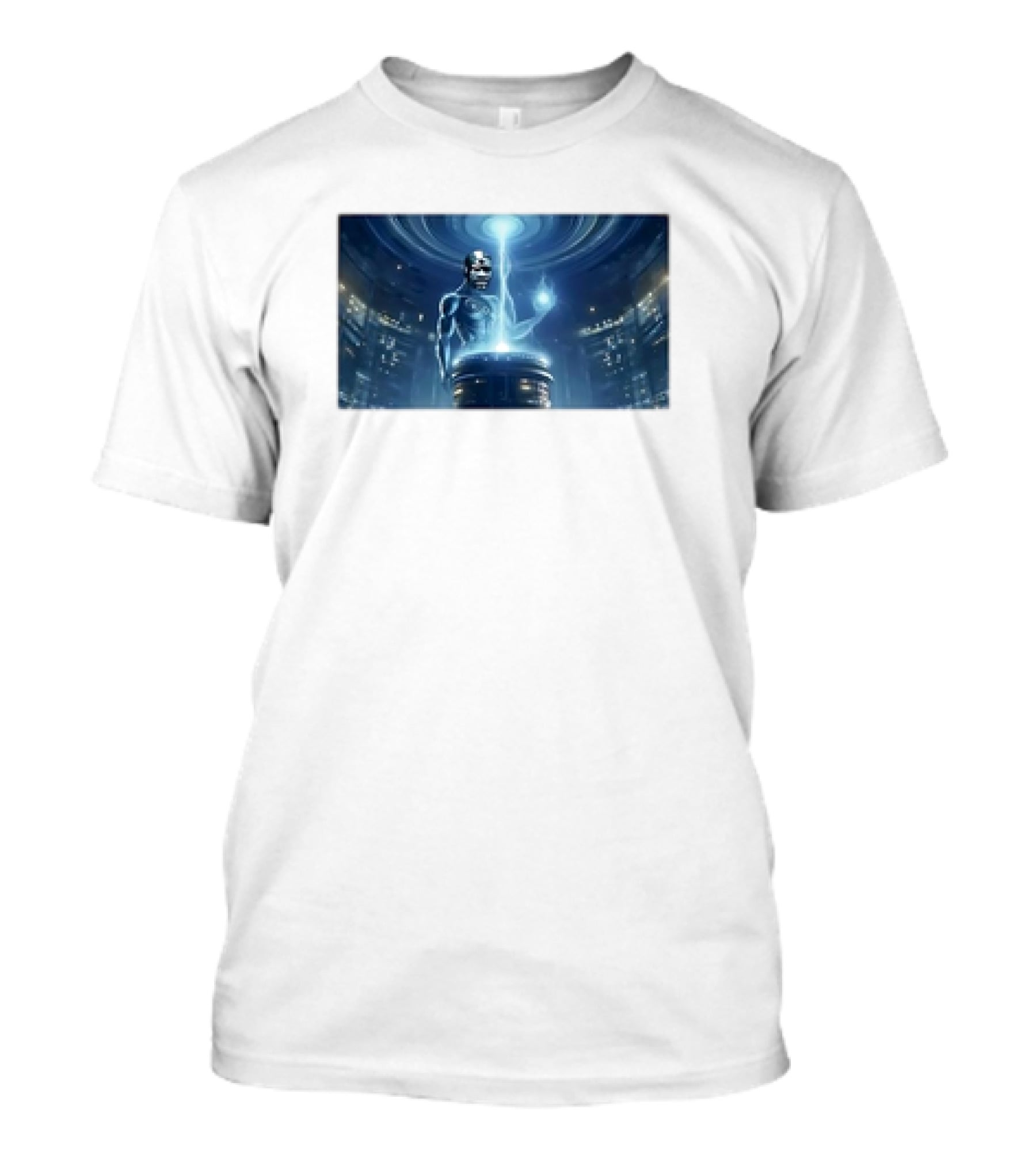 George Droyd Futuristic Reactor Energy Core Image T-Shirt