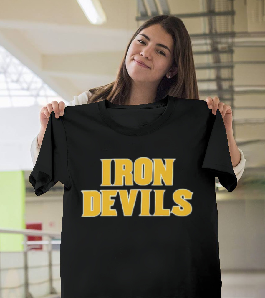 ASU Iron Devils Team Symbol Iconic Yellow T-Shirt