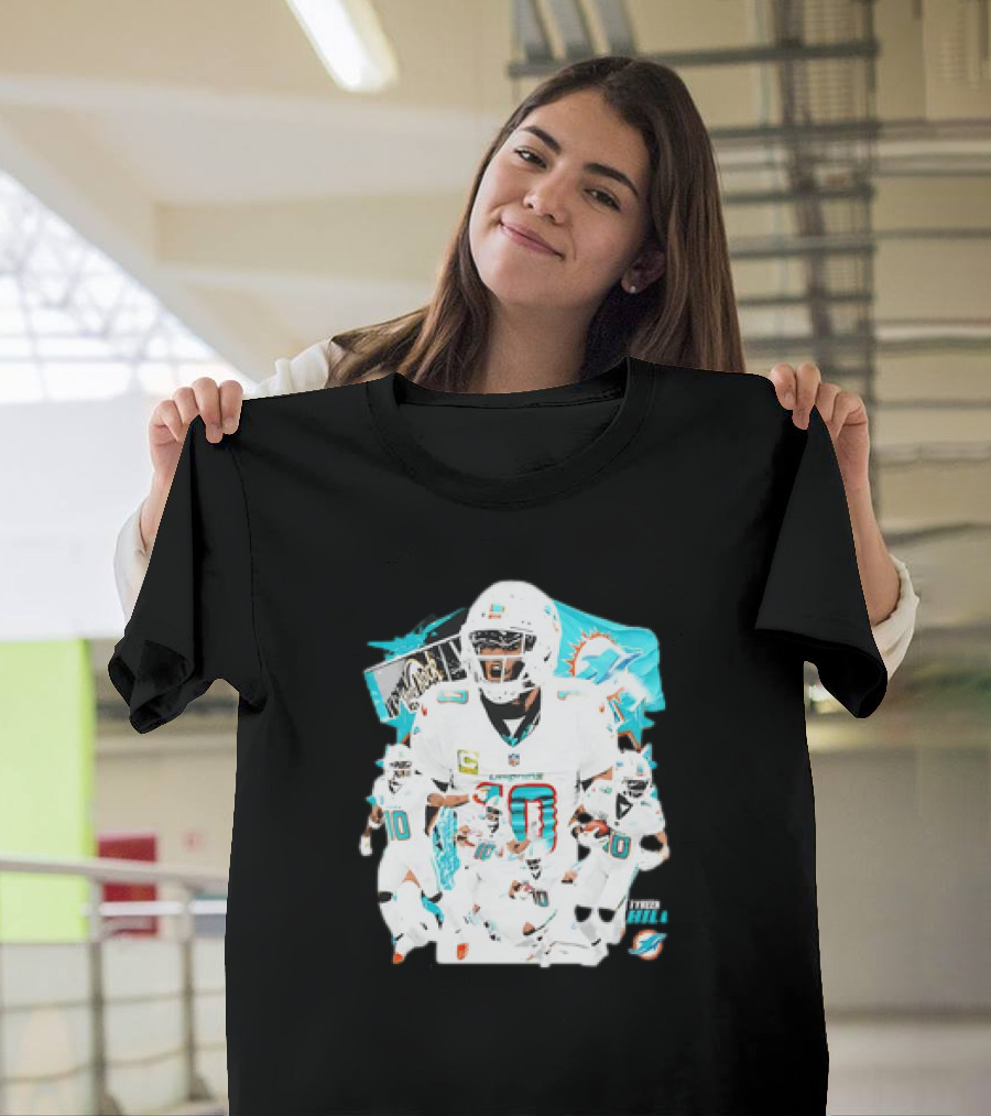 Tyreek Hill Miami Dolphins NFL Football 90s T-Shirt