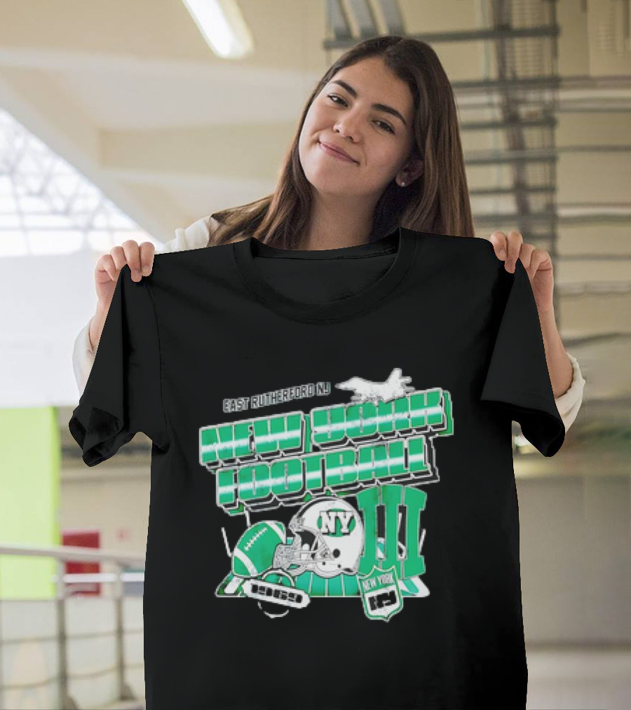 East Rutherford NJ New York Football NY Gang Green III T-Shirt