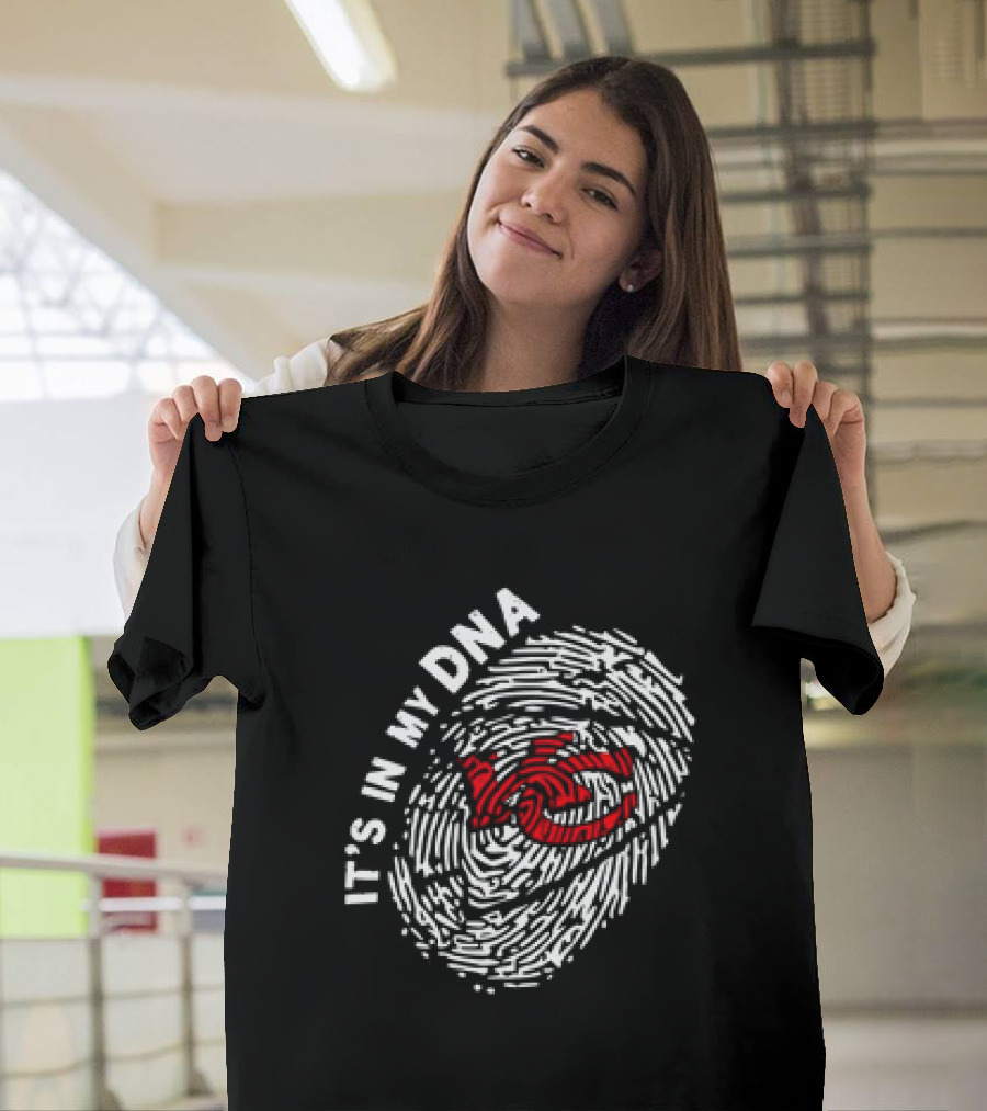Kansas City Chiefs It's in My DNA Fingerprint T-Shirt