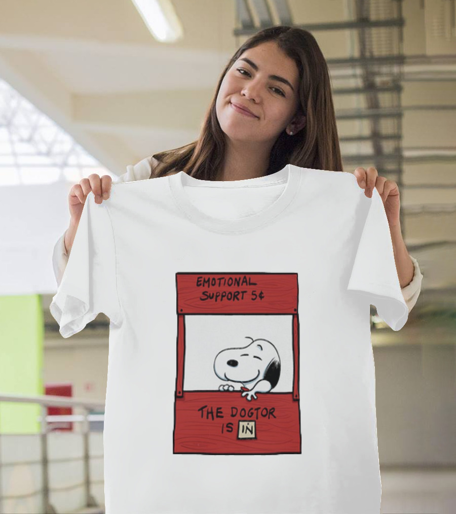 Emotional Support The Dogtor Is In T-Shirt