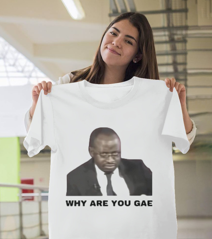 Uganda Gay Rights Interview Why Are You Gae Meme Iconic Image T-Shirt