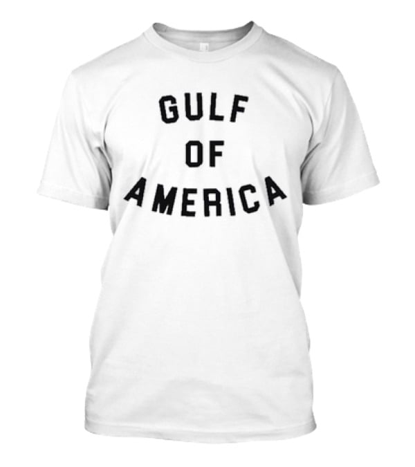 Gulf Of America Usa Coastal Region Mock Sports Text T-Shirt