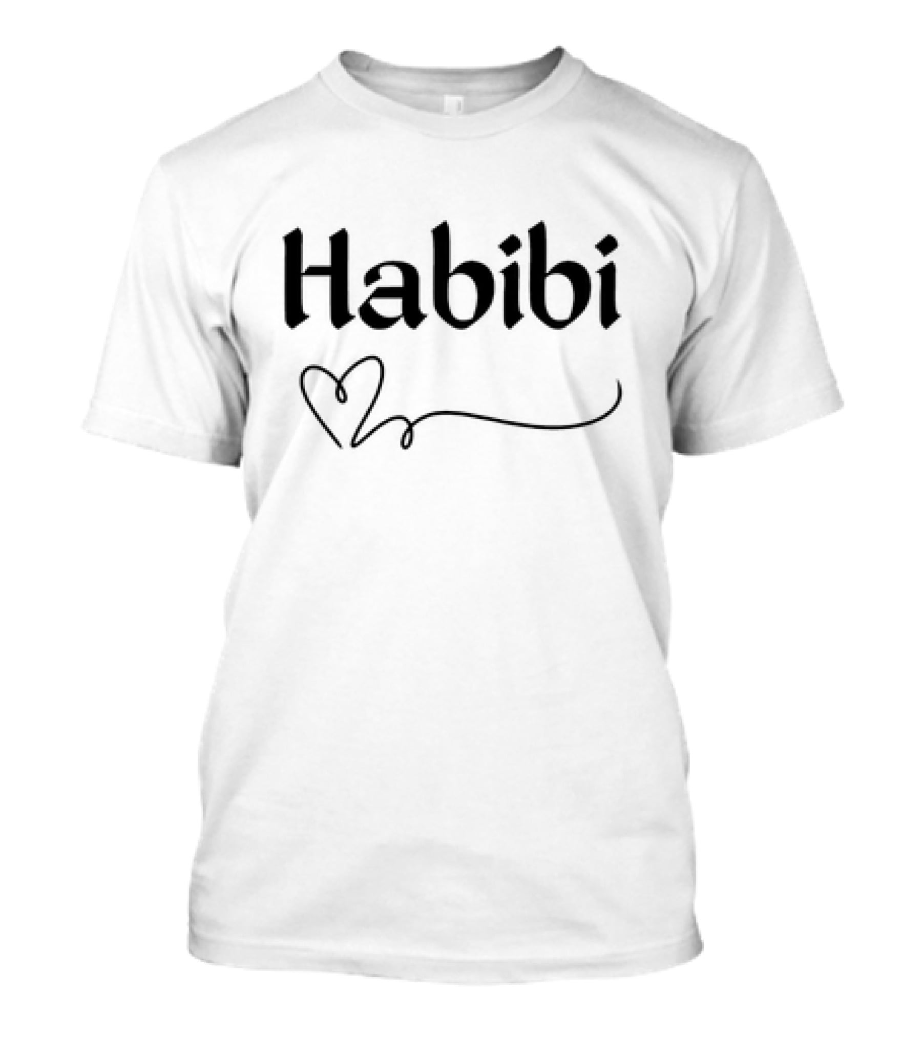Habibi Heart Line Art Classic T-Shirt