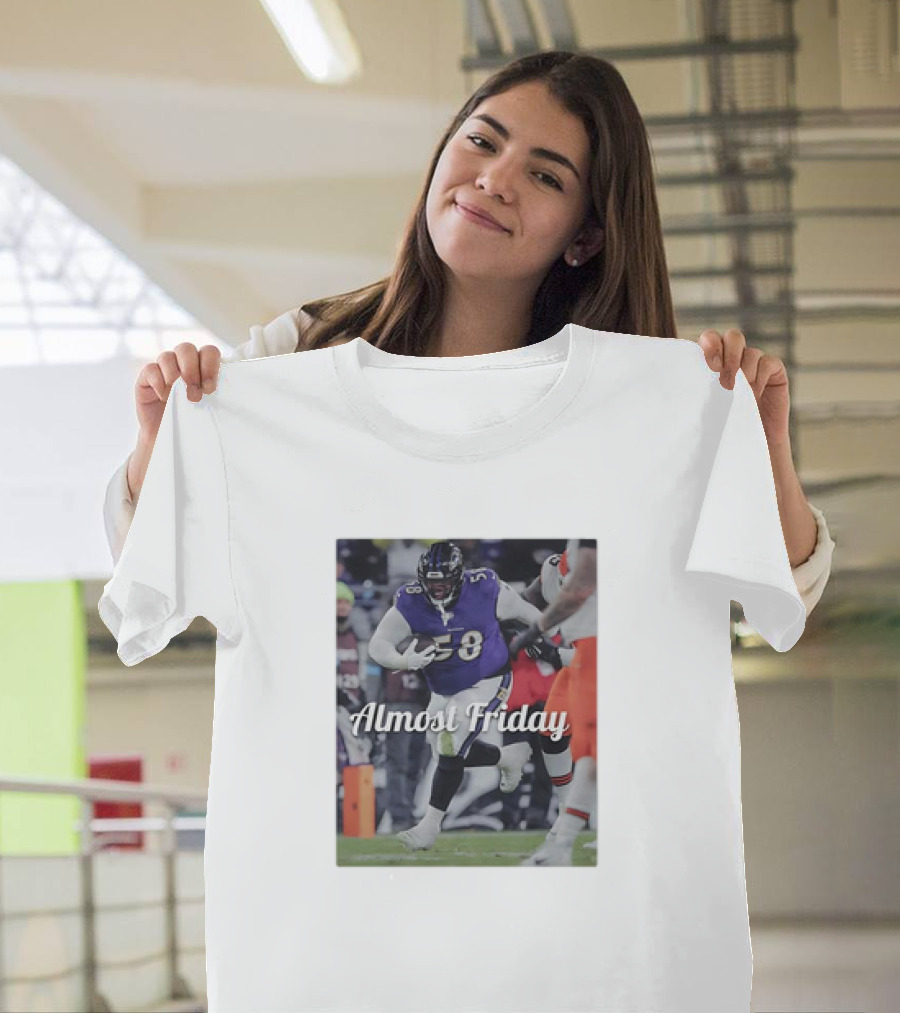 Michael Pierce Almost Friday Baltimore Ravens Big Fella T-Shirt