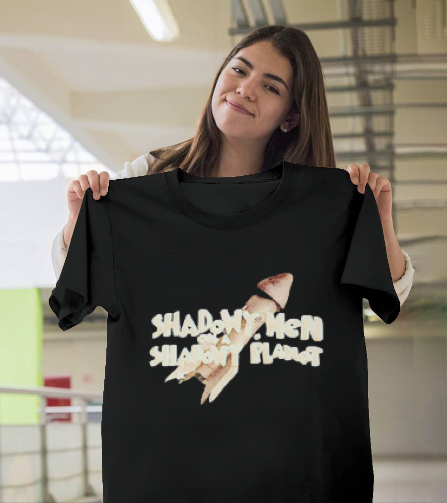 Shadowy Men on a Shadowy Planet Rocket T-Shirt