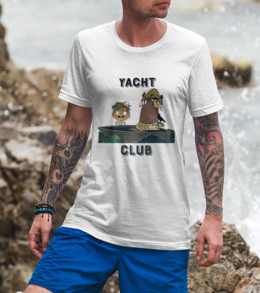 Juice Wrld Lil Yachty Yacht Club Hip-Hop Characters T-Shirt