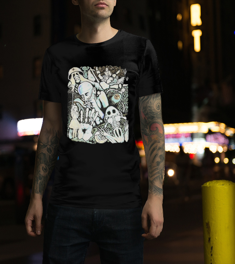 1993 Lollapalooza Alice In Chains Psychedelic T-Shirt