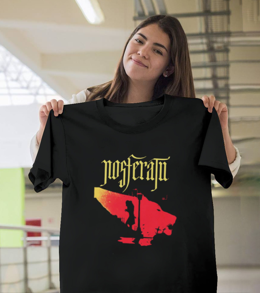 Nosferatu Vampire Silhouette Boat Scene T-Shirt
