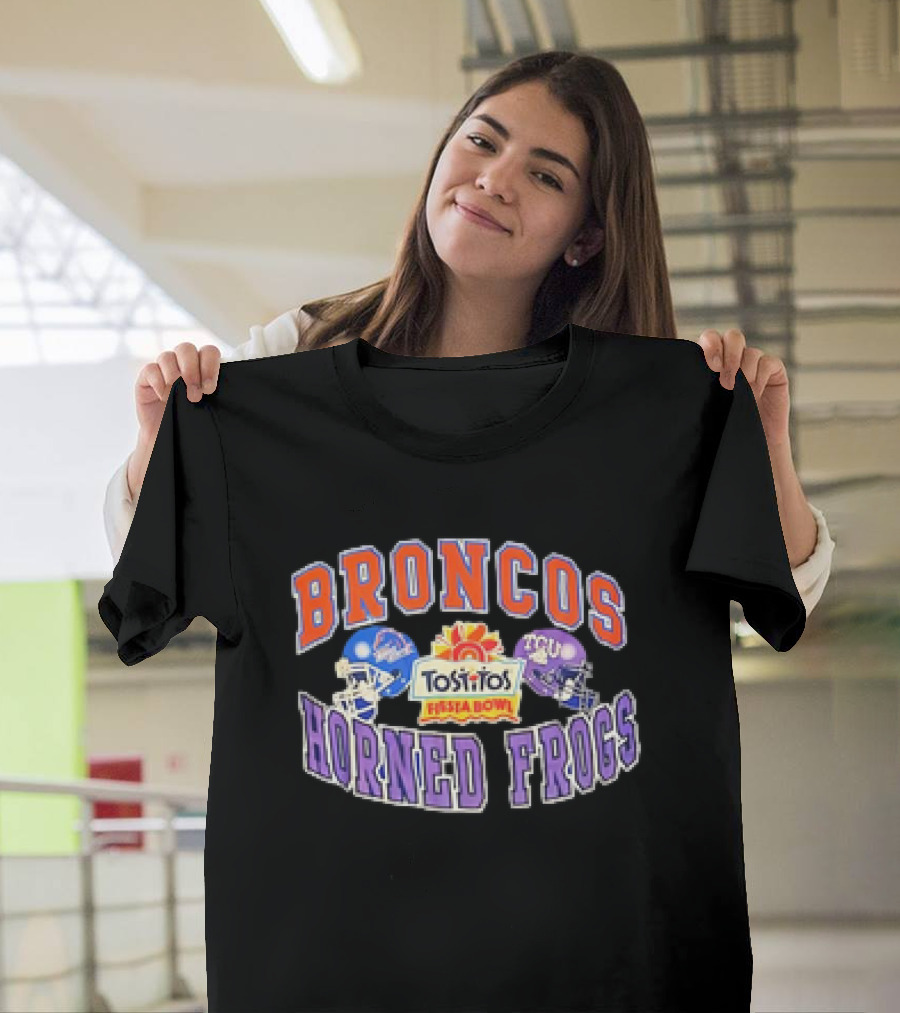 Broncos Horned Frogs Tostitos Fiesta Bowl Matchup T-Shirt