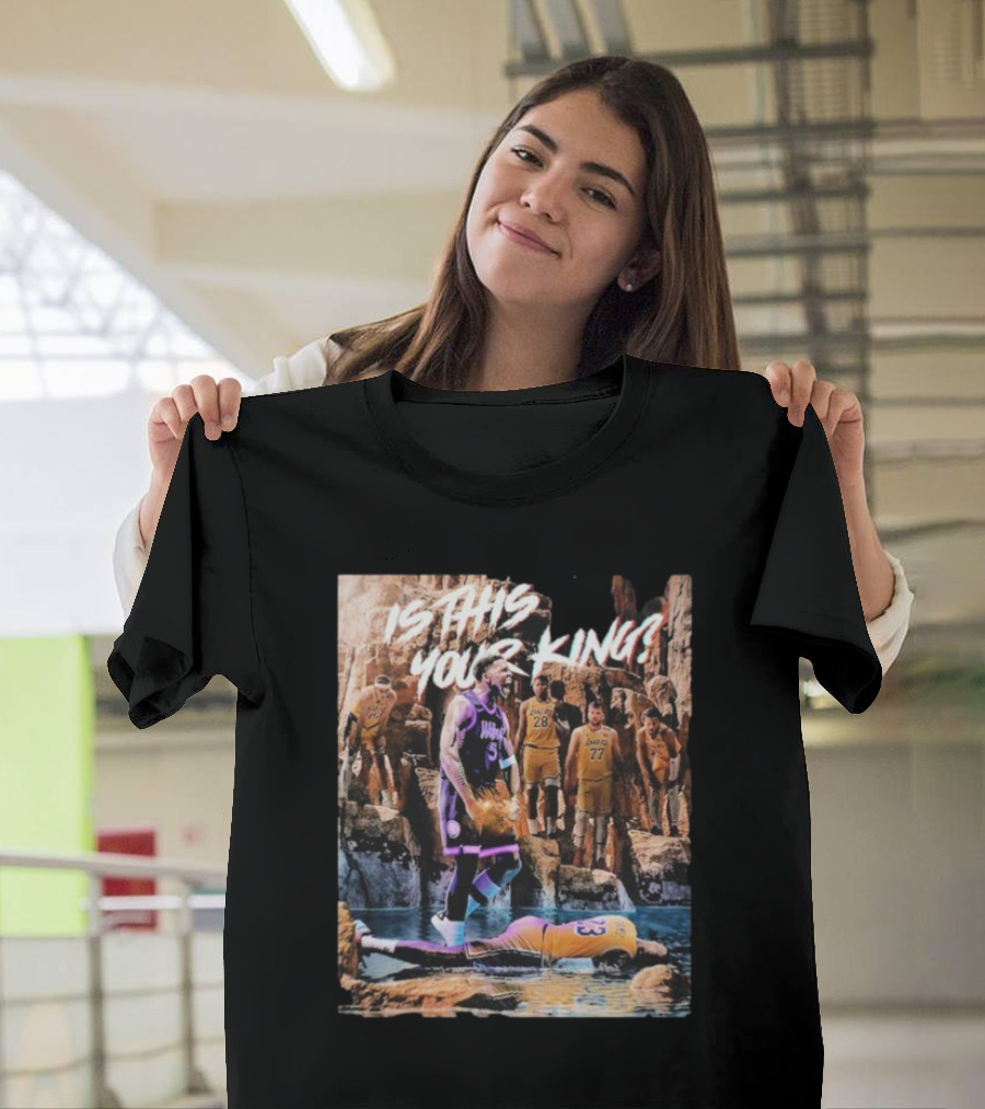 Anthony Edwards Is This Your King Minnesota Timberwolves Eliminate Los Angeles Lakers NBA 2025 T-Shirt