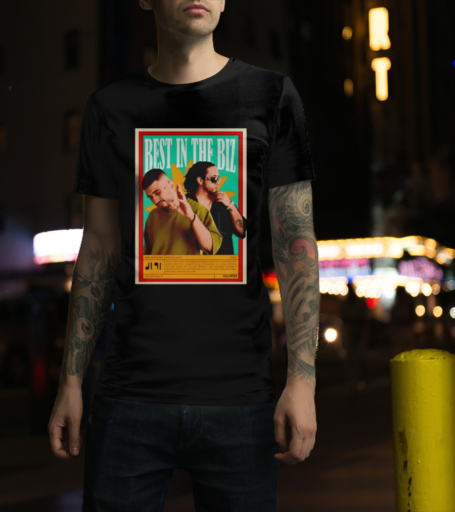 BEST IN THE BIZ SEEDHE MAUT TISM GLYPH T-Shirt