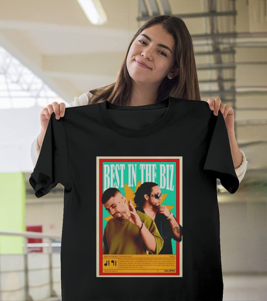 BEST IN THE BIZ SEEDHE MAUT TISM GLYPH T-Shirt