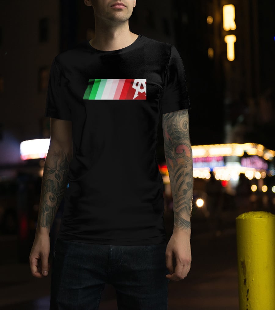 Canelo Alvarez Mexico Boxing Green White Red Symbol T-Shirt