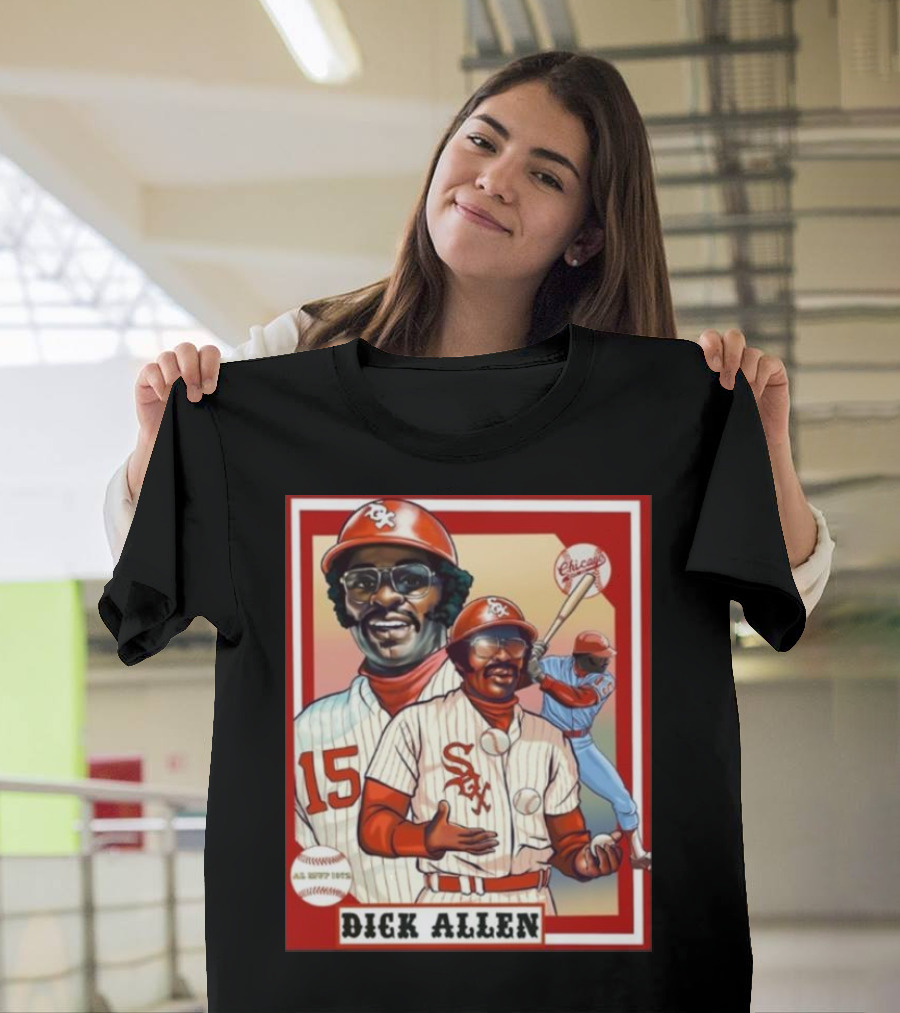 Dick Allen Chicago White Sox AL MVP 1972 Vintage Baseball Legend T-Shirt