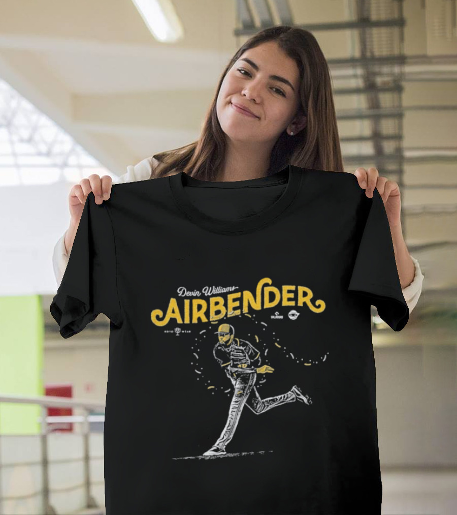 Devin Williams Airbender Baseball Pitcher Dynamic Motion T-Shirt