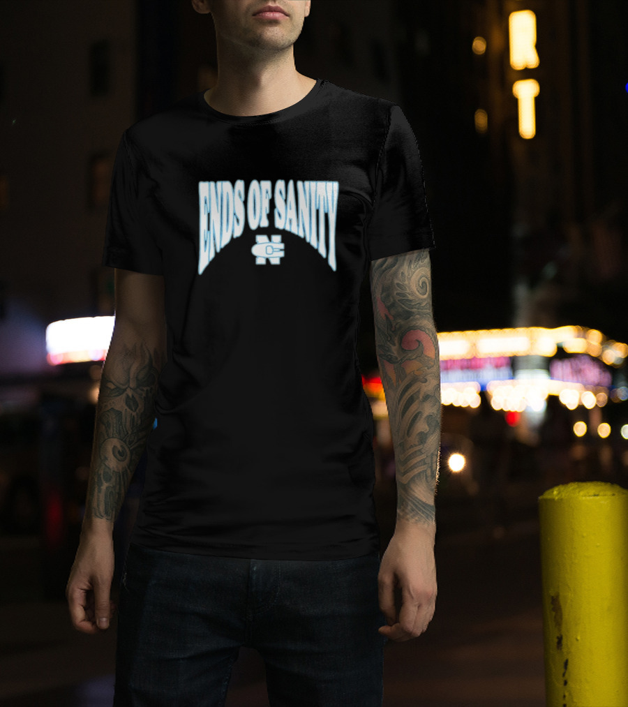 Ends Of Sanity NC Daze Blue Iconic Style T-Shirt