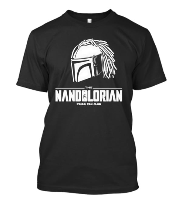 The Mandolorian Friar Fan Club Braids Helmet T-Shirt