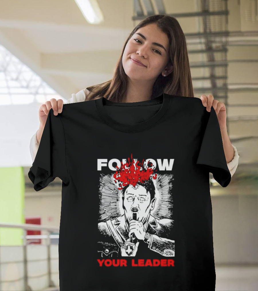 Follow Your Leader Diablo Macabre Skull and Flames T-Shirt