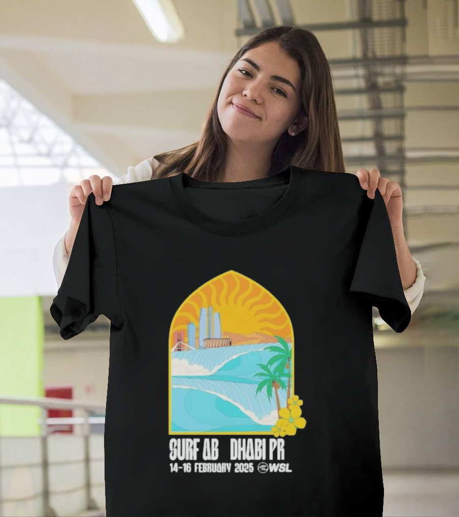 Surf Abu Dhabi Pro 14-16 February 2025 WSL Event T-Shirt
