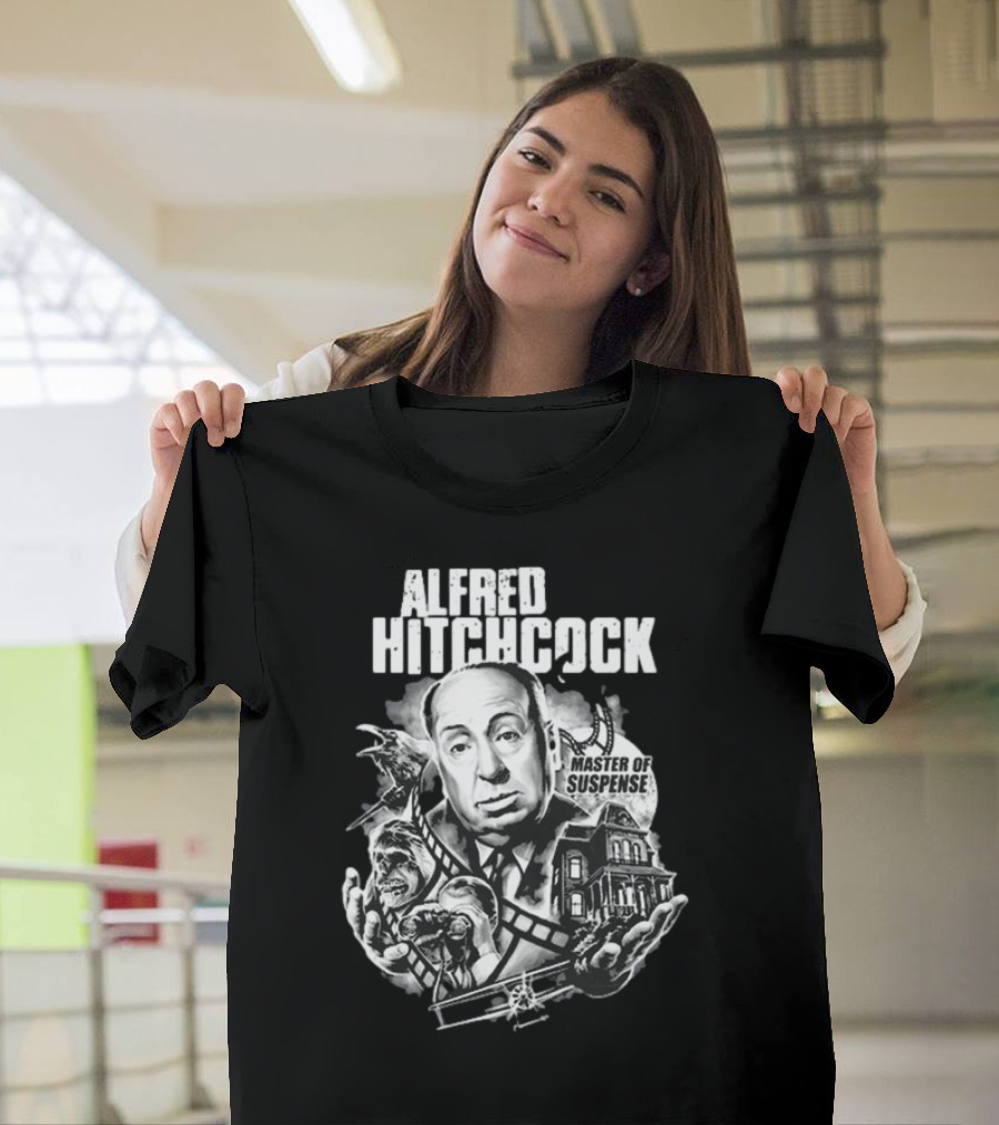 Alfred Hitchcock Master Of Suspense King Of The Silver Screen T-Shirt