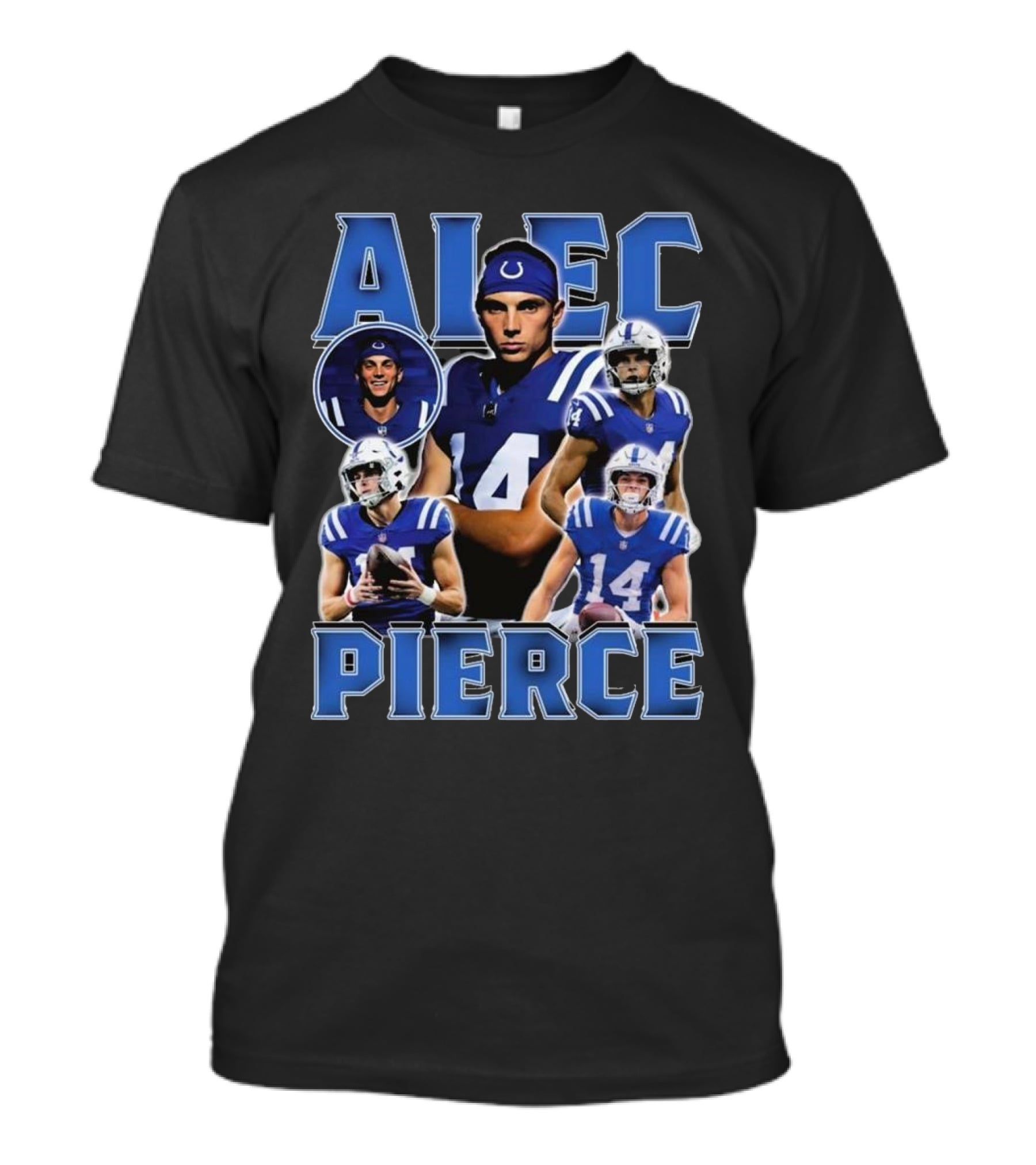Alec Pierce Indianapolis Football Number 14 Colts T-Shirt