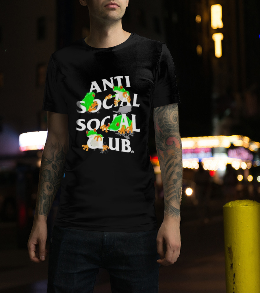 Anti Social Social Club Red Eyes Frog T-Shirt