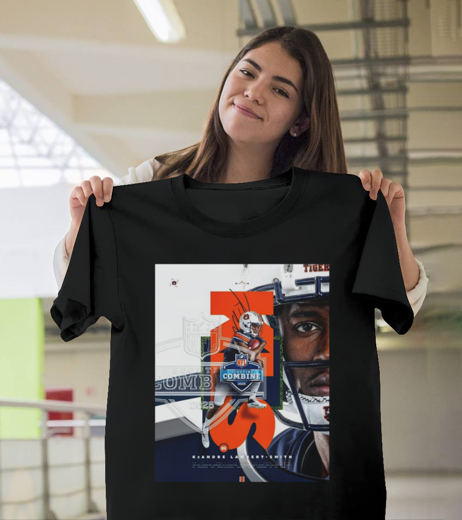 Auburn Tigers KeAndre Lambert-Smith NFL Scouting Combine 2025 T-Shirt