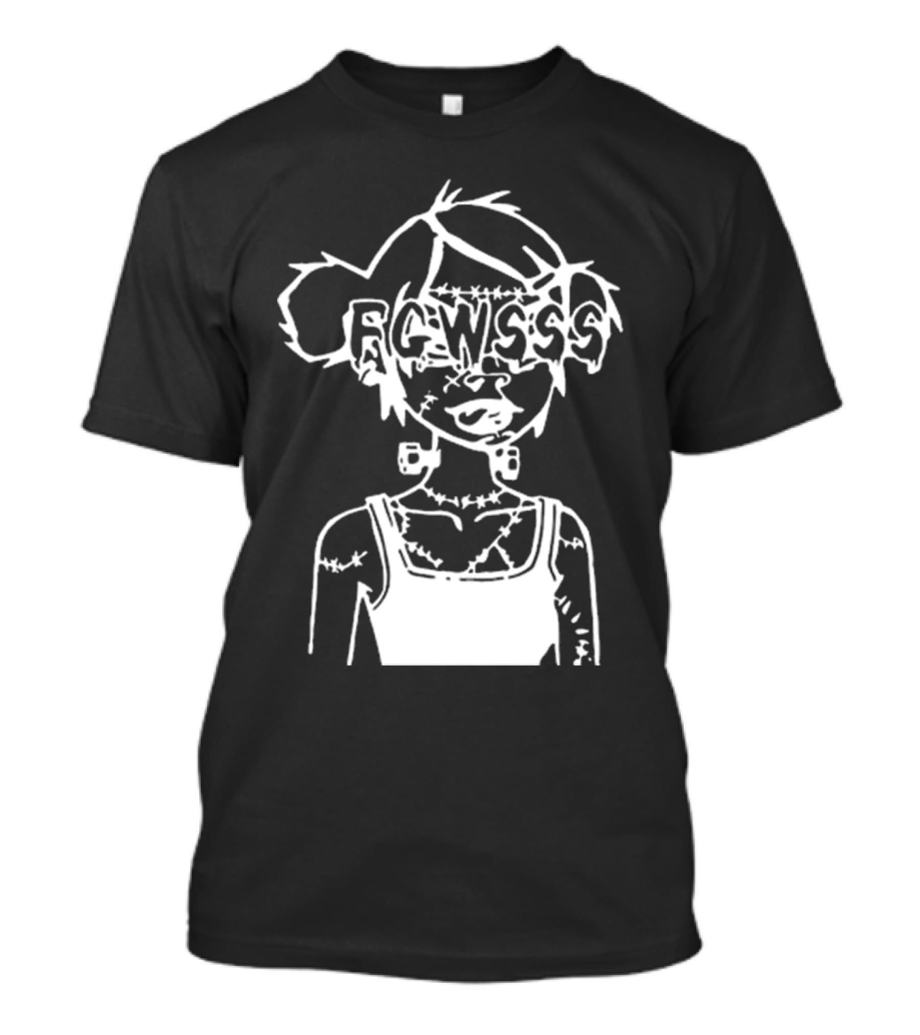 Frankengirl RCWSSS B & W Expression T-Shirt