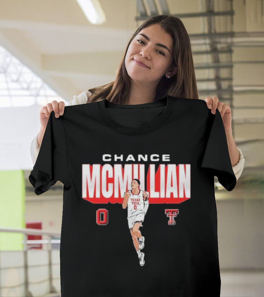 Chance McMillian Texas Tech Red Raiders cartoon player T-Shirt