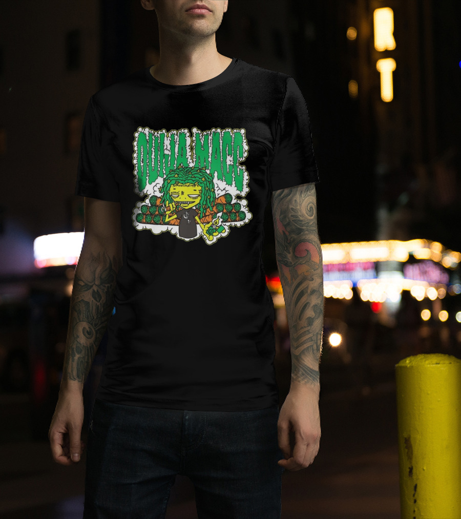 Chapter 17 Records Ouija Macc Stank-Nuggalo 17 Blunts Green T-Shirt