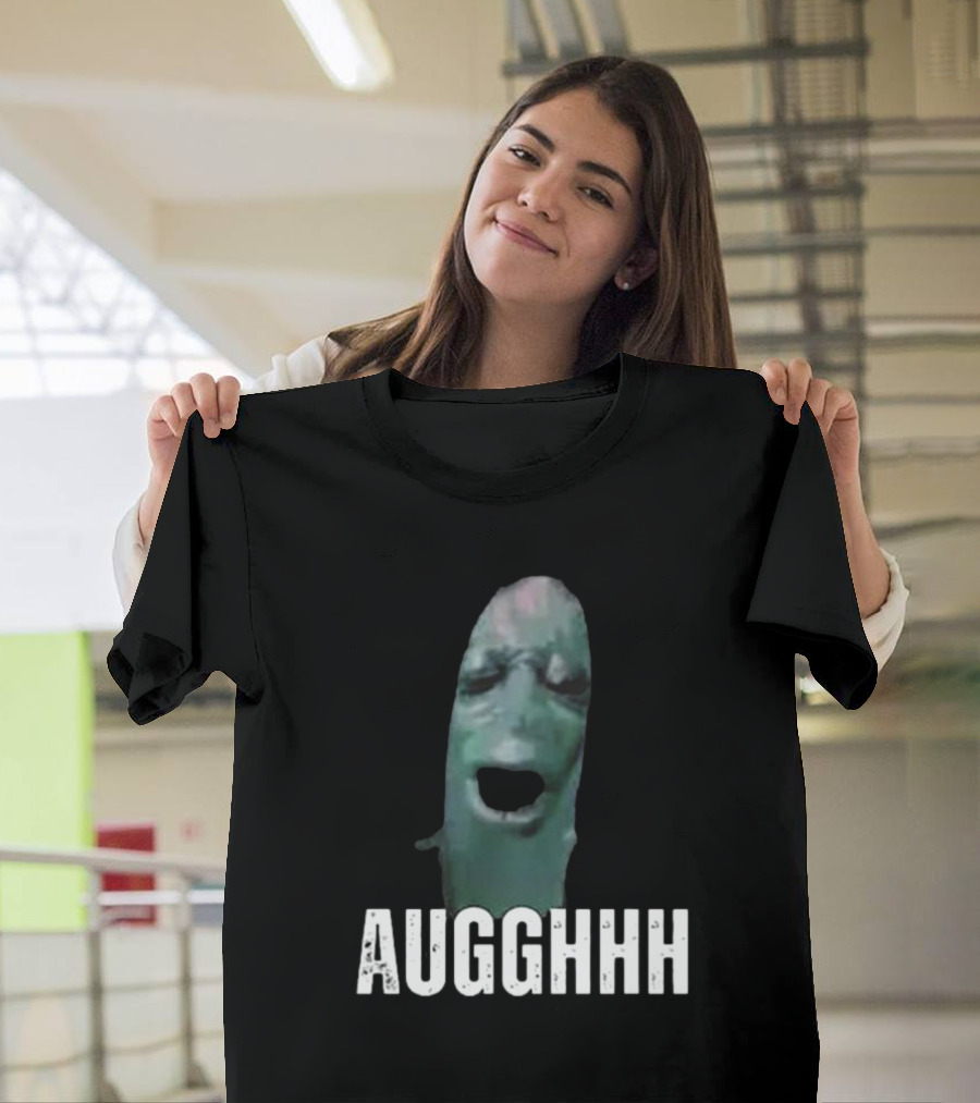 AUGHHHH Cursed Plankton Meme T-Shirt