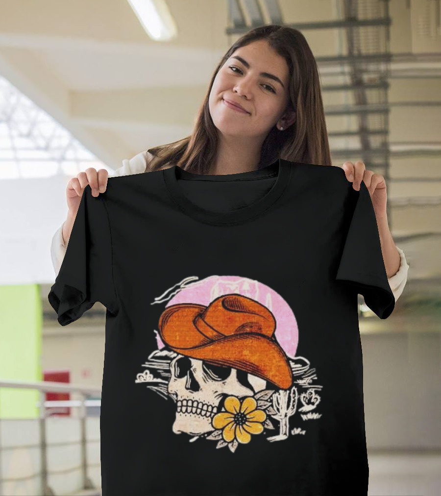 Desert Skeleton Western T-Shirt