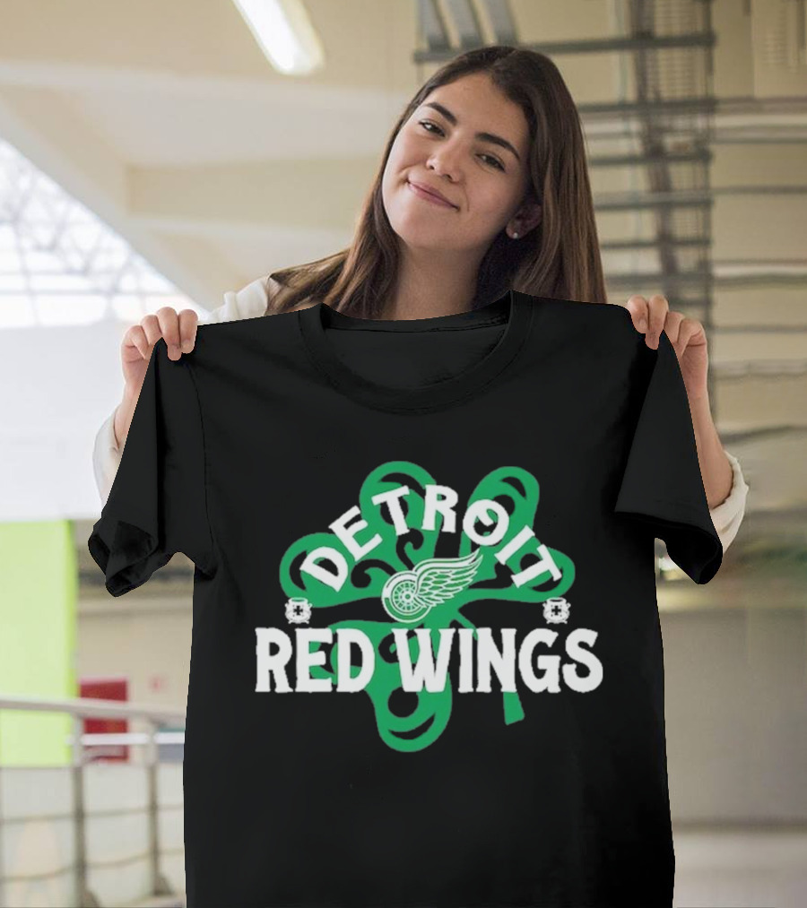 Detroit Hockey St. Patrick’s Day Richmond Shamrock T-Shirt