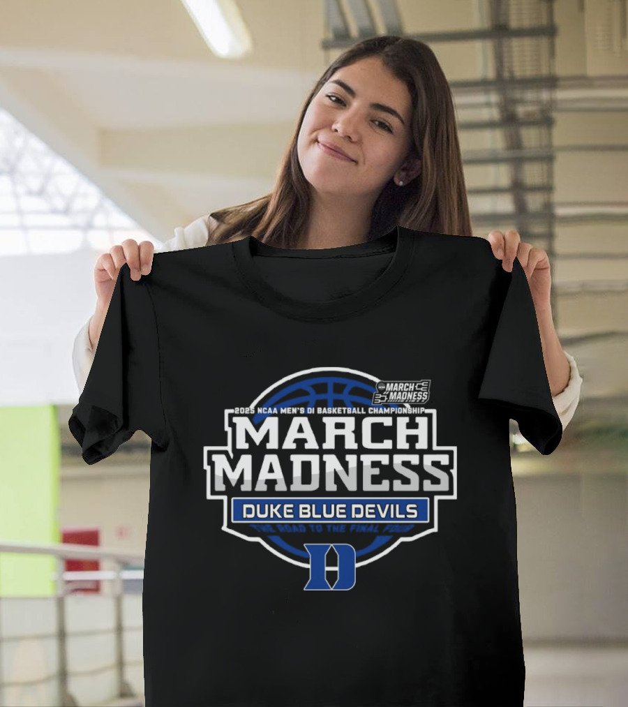 Duke Blue Devils March Madness 2025 NCAA DI Men’s Basketball Championship T-Shirt