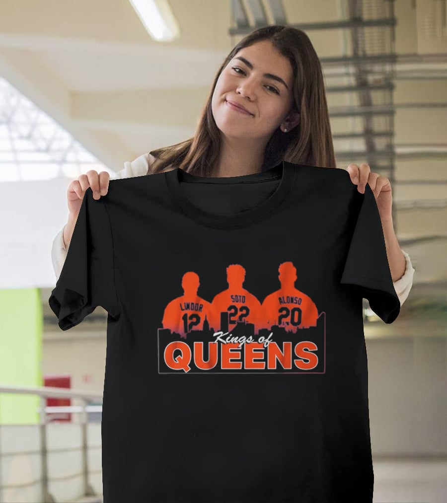 Francisco Lindor, Juan Soto, & Pete Alonso Kings Of Queens T-Shirt