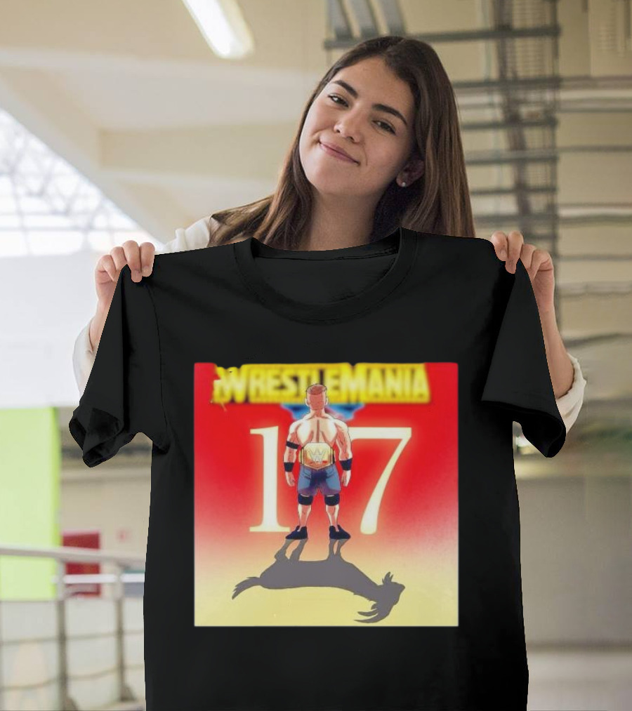 GOAT John Cena 17x WrestleMania champions T-Shirt