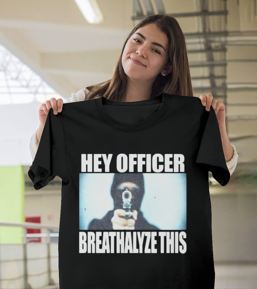 Haunted Starbucks Hey Officer Breathalyze This T-Shirt