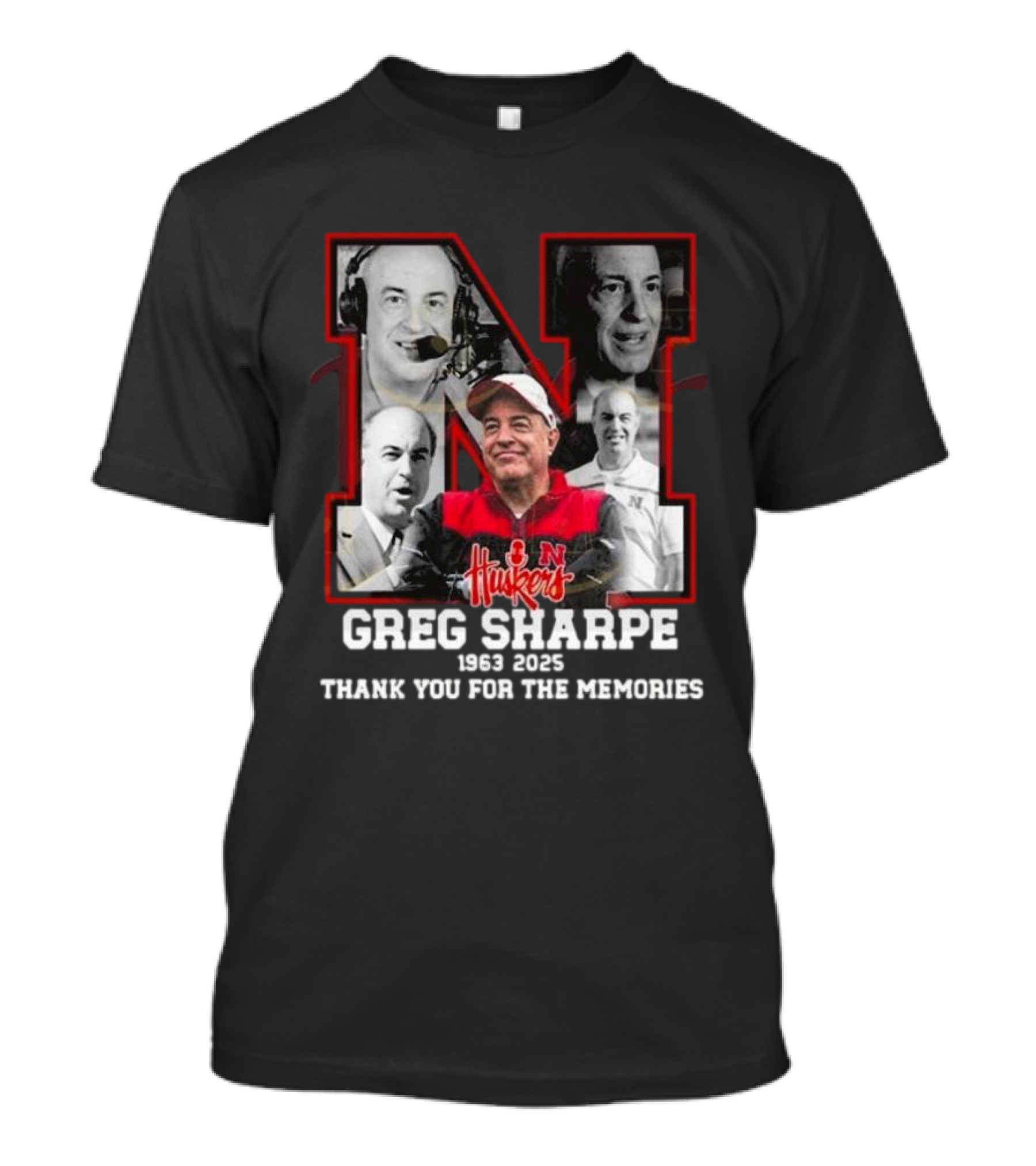 Greg Sharpe 1963-2025 Thank You For The Memories T-Shirt