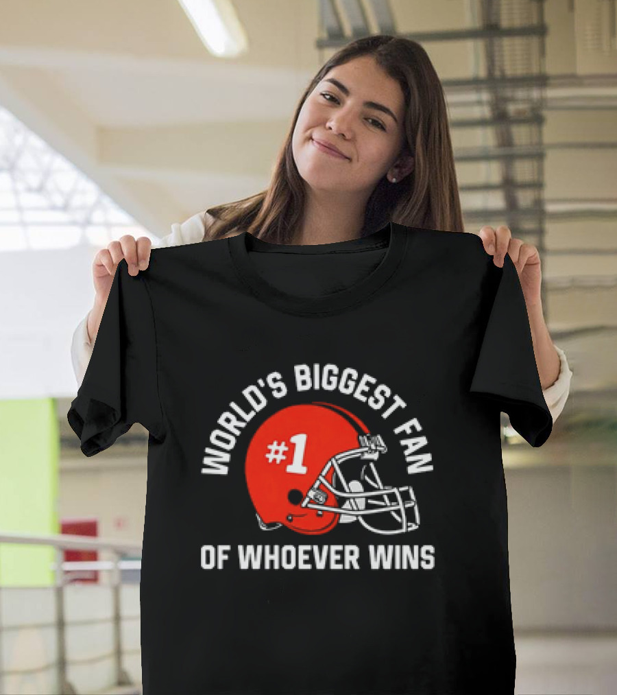 Helmet World’s Biggest Fan Of Whoever Wins T-Shirt