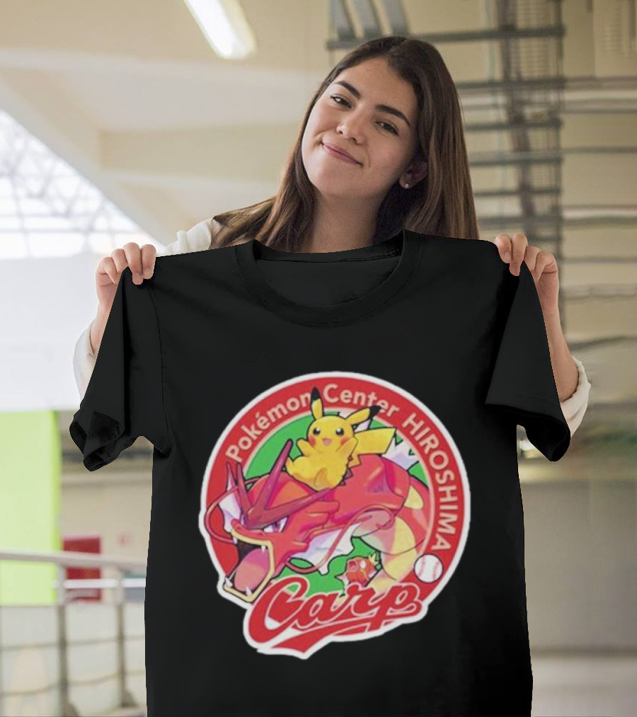 Hiroshima Toyo Carp X Pokémon Center Hiroshima T-Shirt