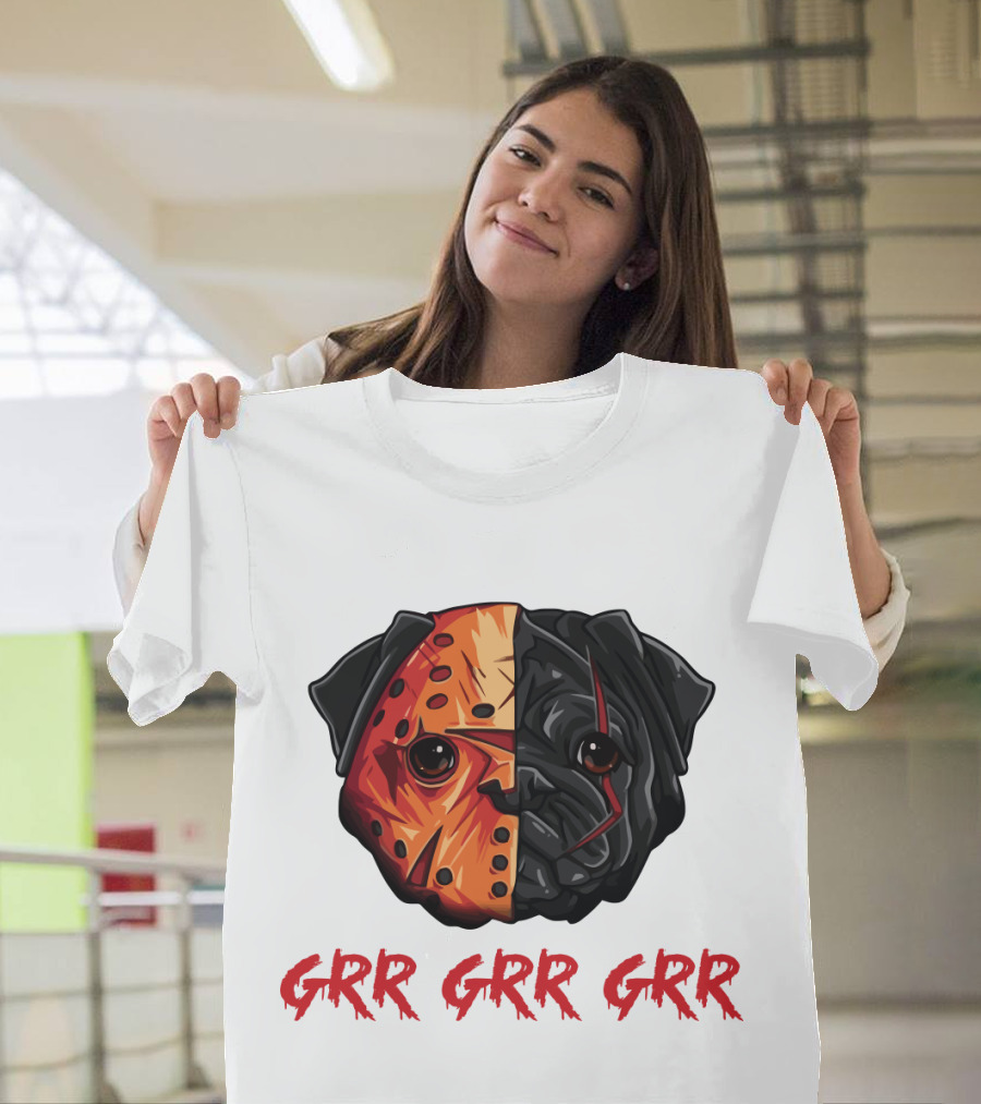 CH CH CH Grr Grr Grr Pug Lover T-Shirt