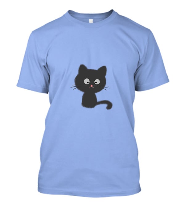 Cute Mew-T Black Cat T-Shirt