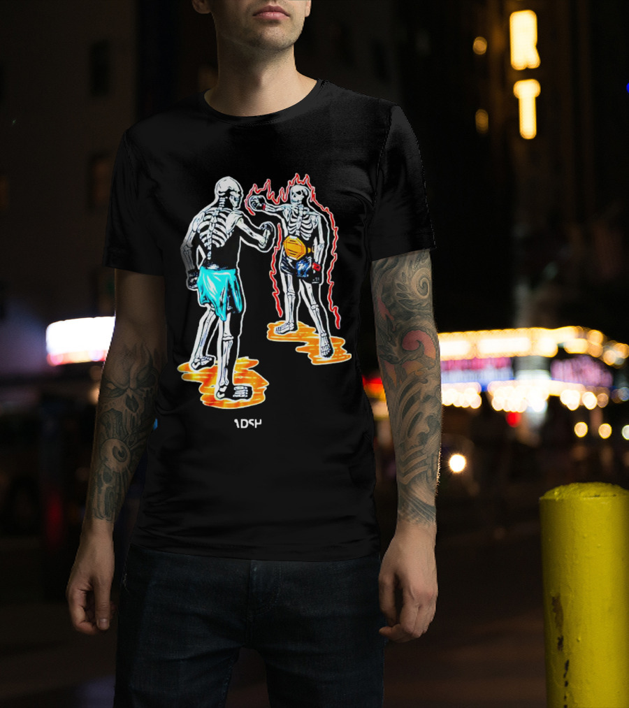 Skeletal Boxing Showdown 1DS4 Headshot Dead T-Shirt