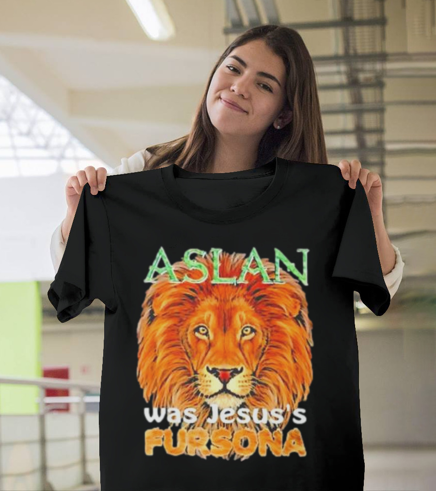 Aslan Was Jesus’s Fursona Lion T-Shirt