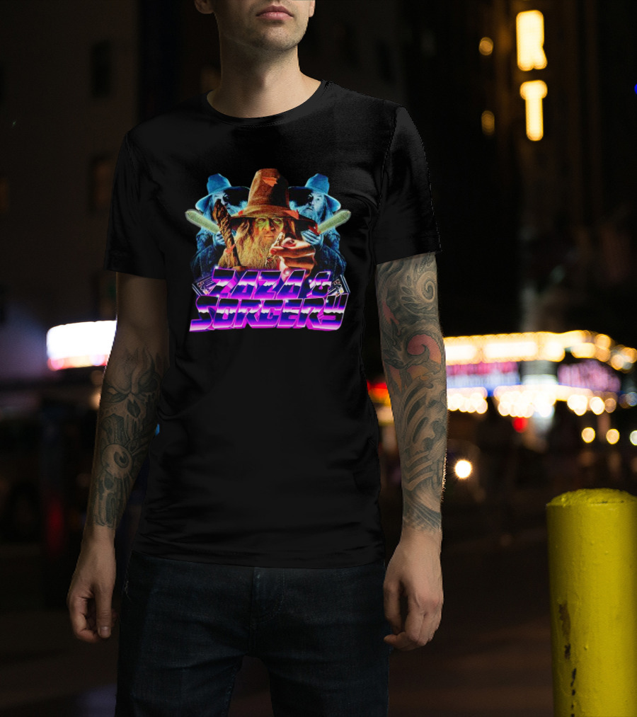 Zaza And Sorcery Retro Fantasy Wizards Trio T-Shirt