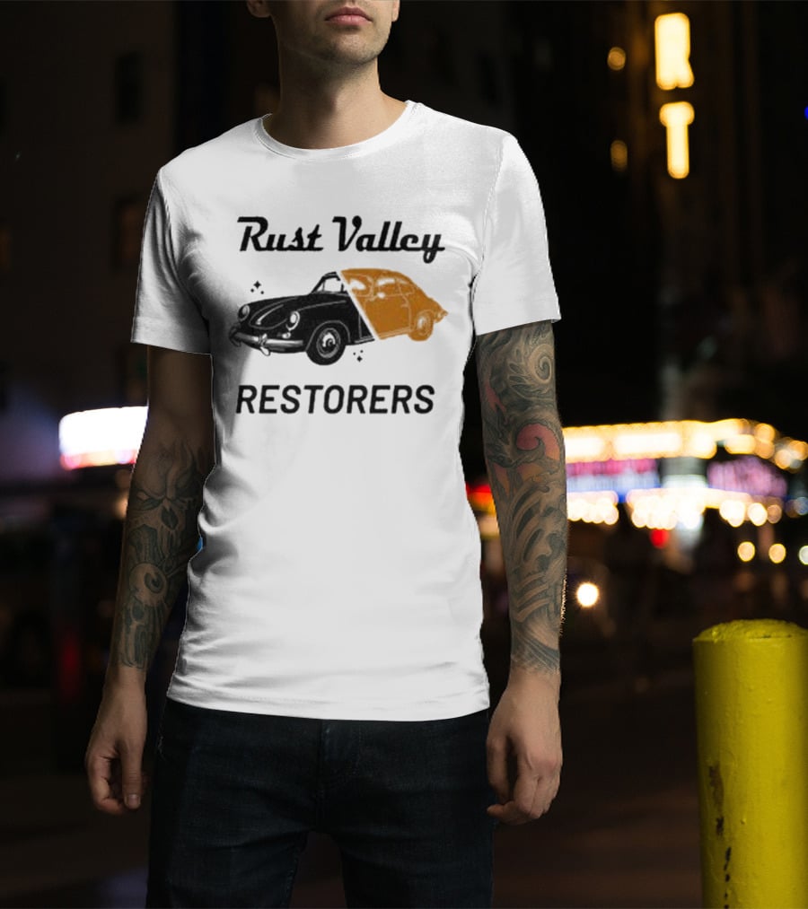Rust Valley Restorers Classic Car Transformation T-Shirt